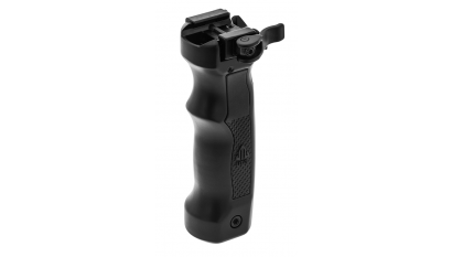 UTG D Grip with Ambi. Quick Release Deployable Bipod, Black