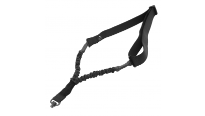 UTG Single Point Bungee Sling with QD Sling Swivel, Black